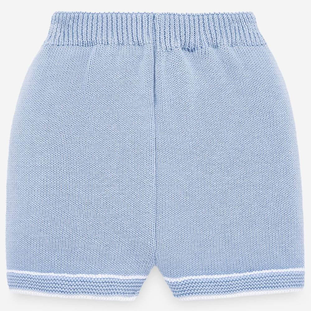 Paz Rodríguez Horizonte Knitted Set — Baby Boy T-Shirt & Shorts