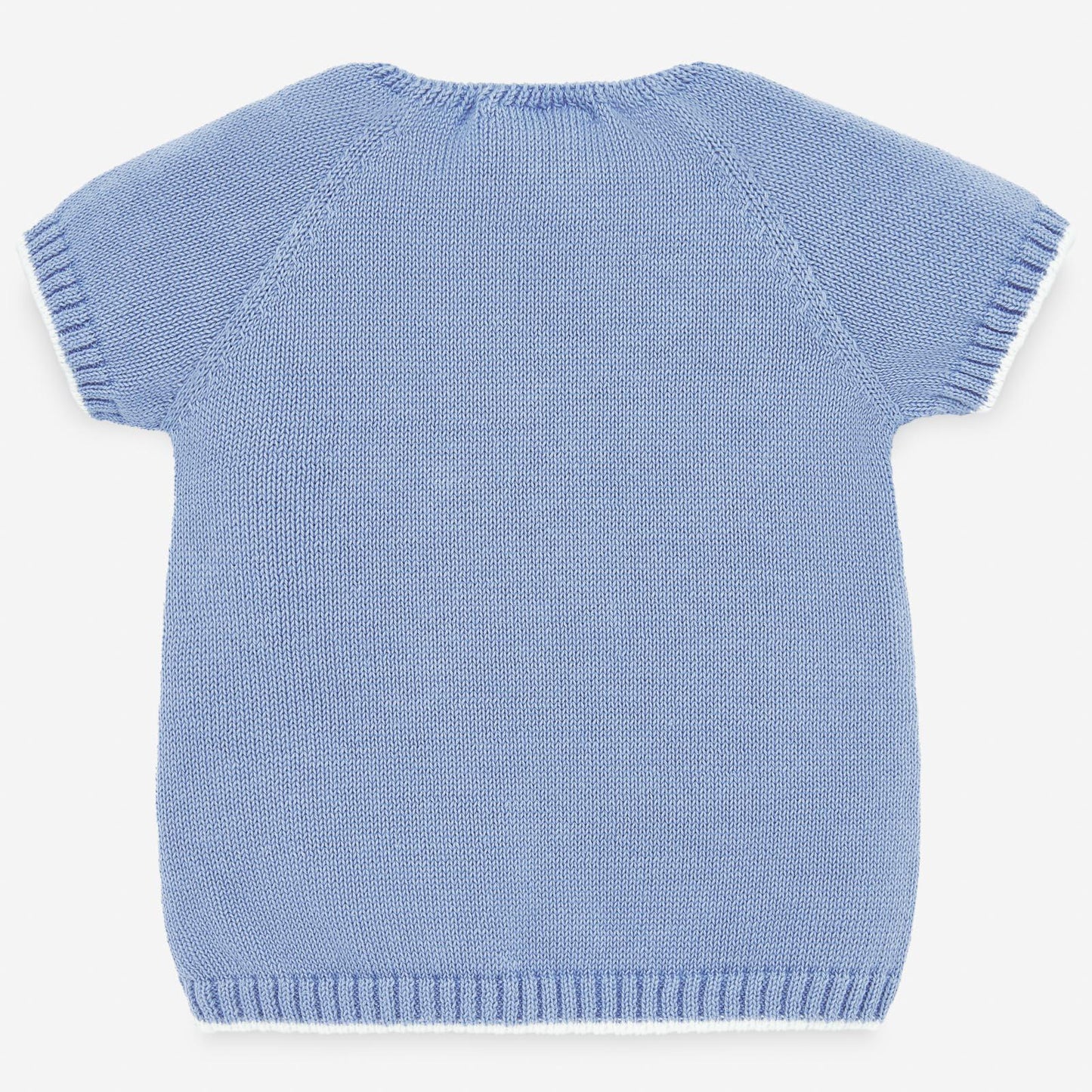 PAZ Blue Elephant Knit Set – Baby Boy 2-Piece Outfit