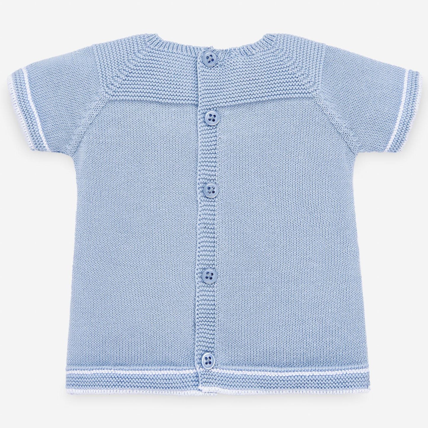 Paz Rodríguez Horizonte Knitted Set — Baby Boy T-Shirt & Shorts