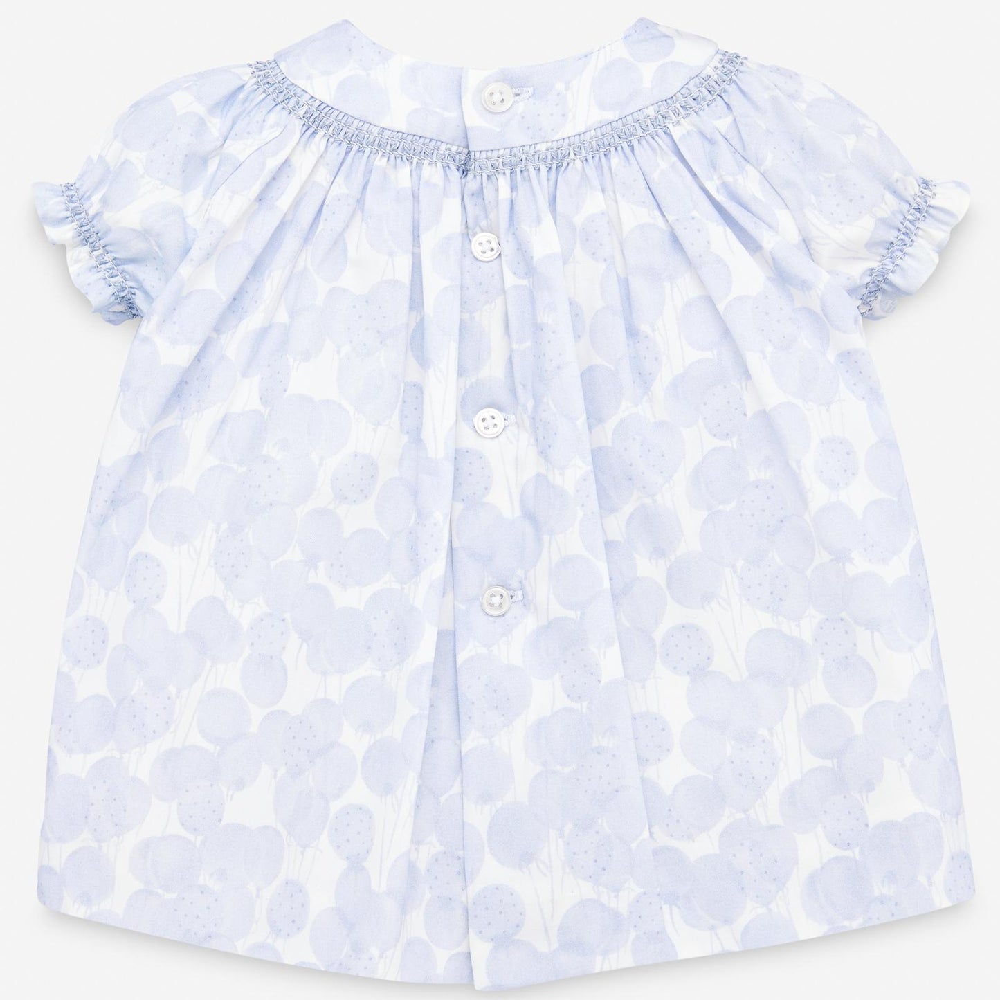 Soft Blue Cloud Baby Dress