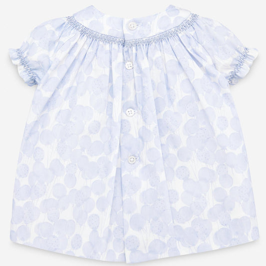 Soft Blue Cloud Baby Dress