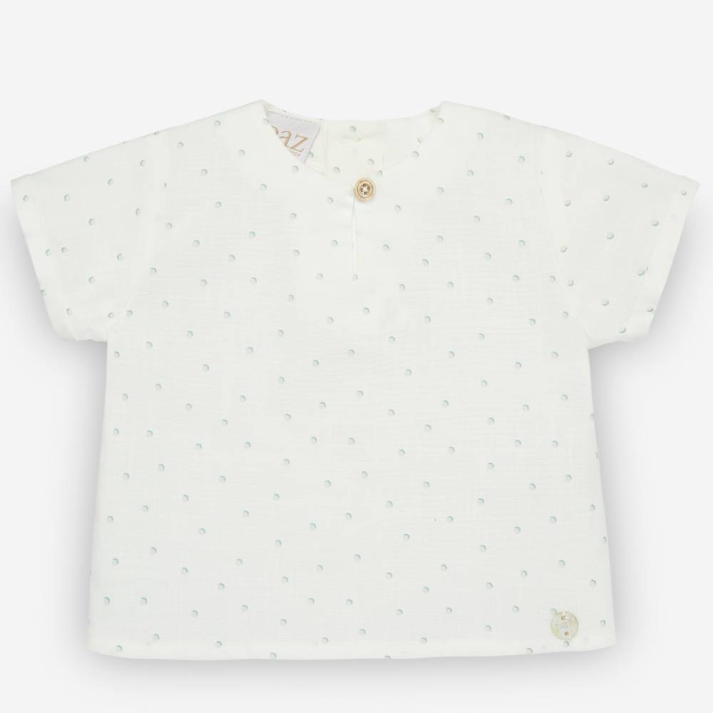 My Little Boy Newborn Set — Woven Shirt & Knit Leggings