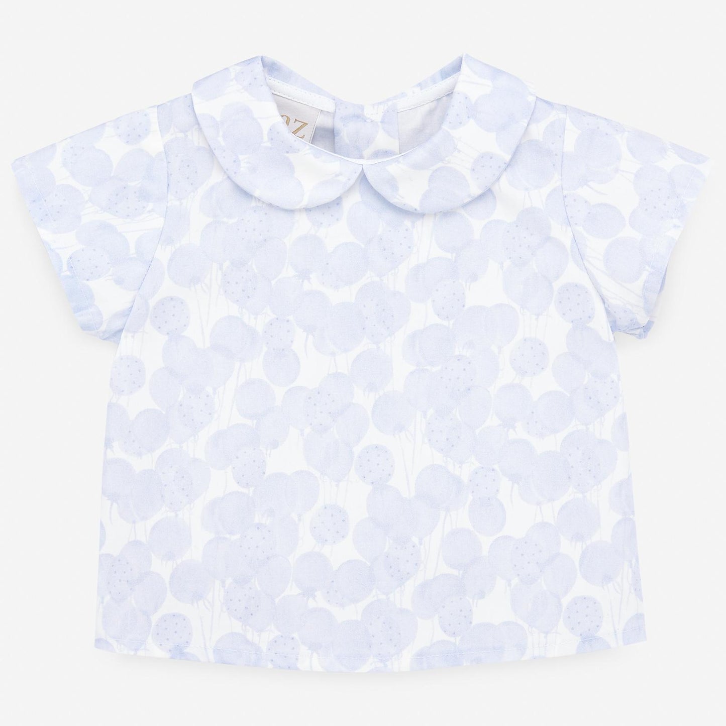 Boys Blue Balloon Print Shirt & Shorts Set