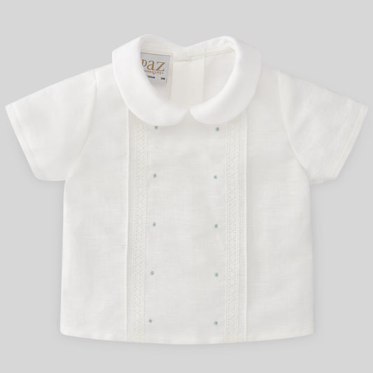 Baby Boy Green Outfit Set with Cardigan - Neira