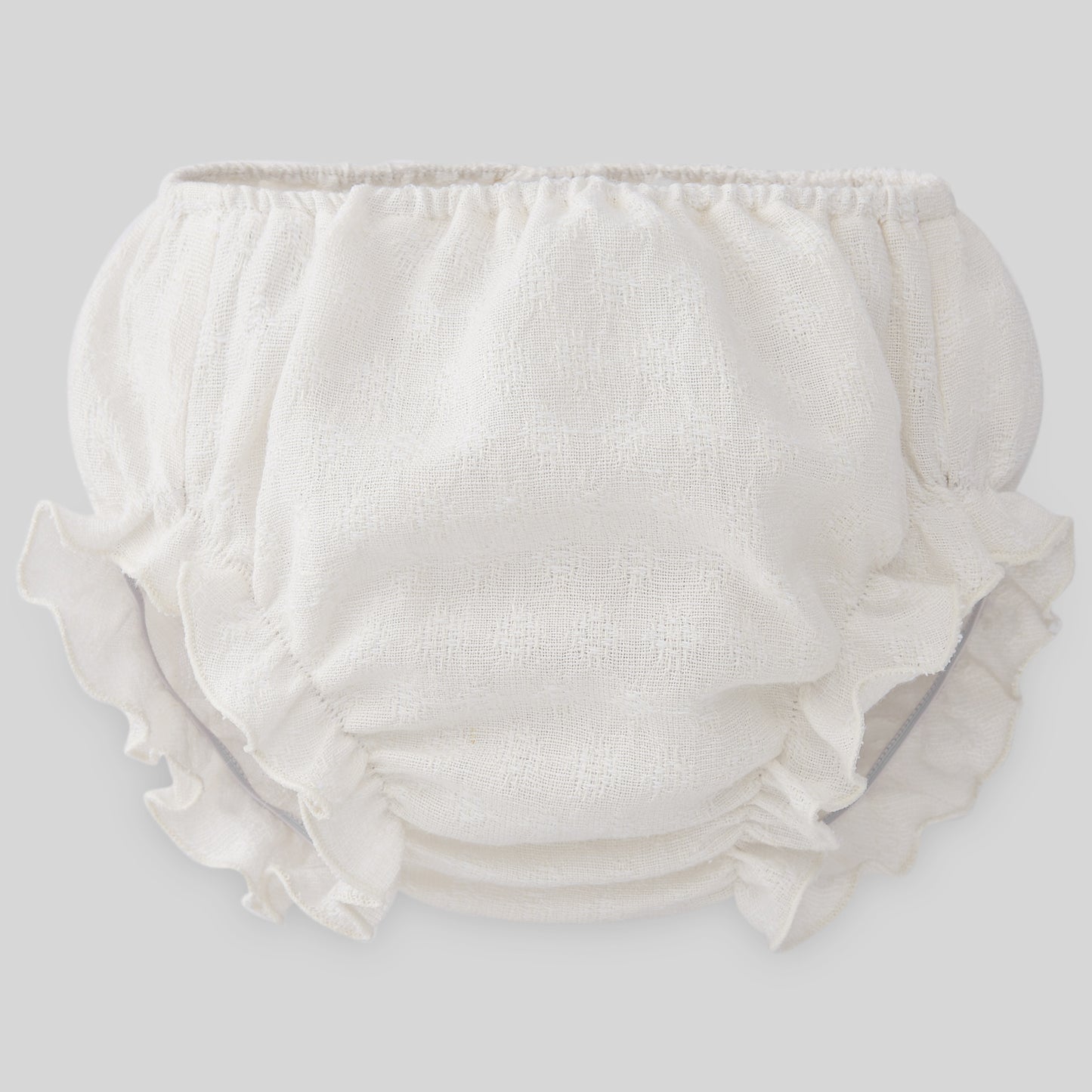 Linen Baby Dress Set with Cotton Cardigan