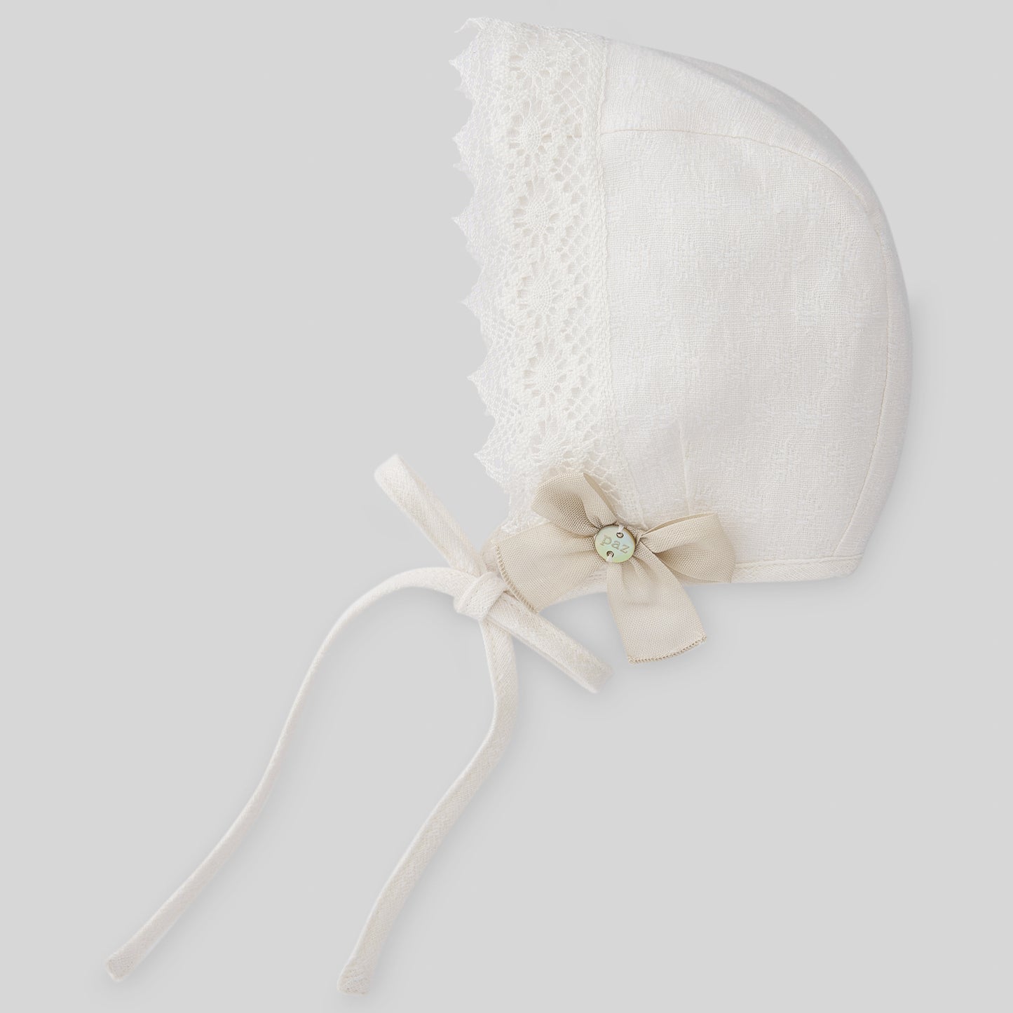 Linen Baby Dress Set with Cotton Cardigan