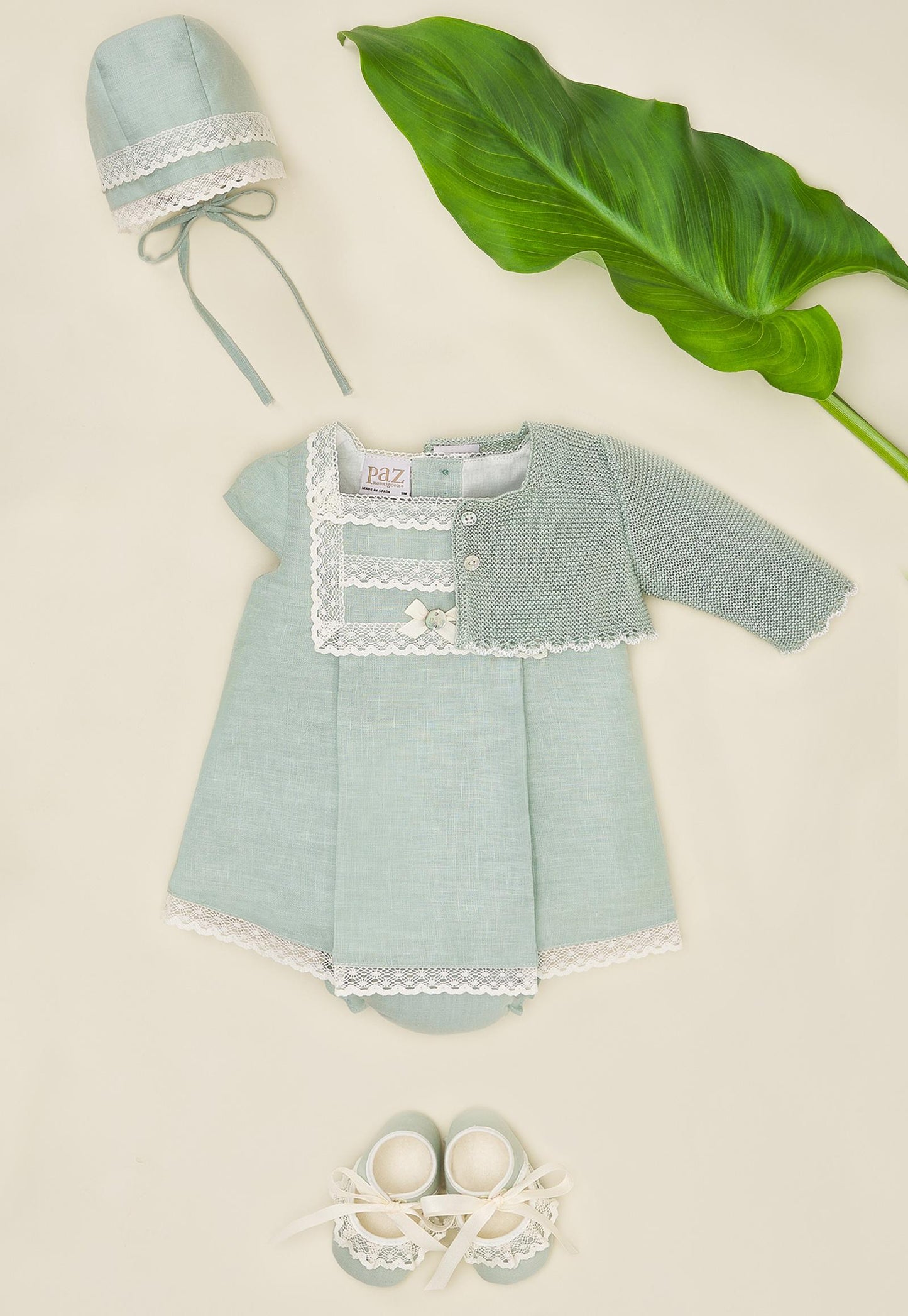 Savia Baby Green Dress Set