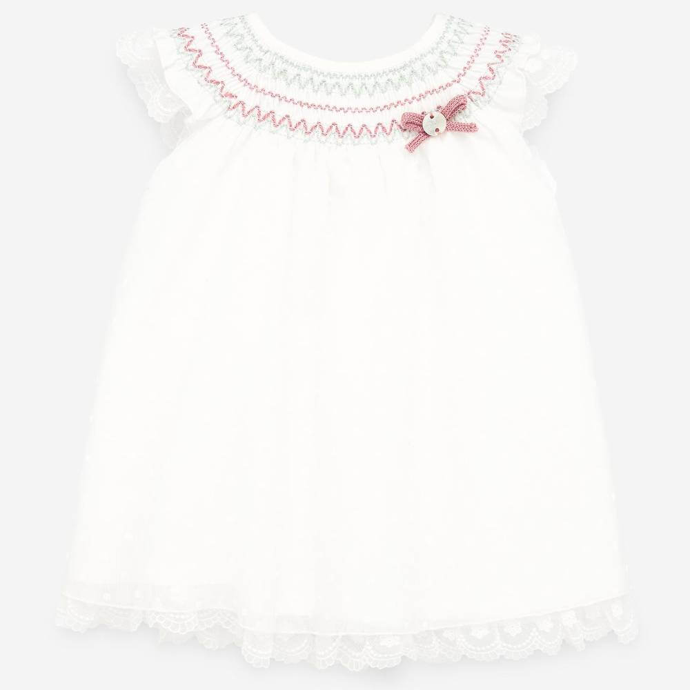 Floral Baby Dress & Bloomer Set - Cascada