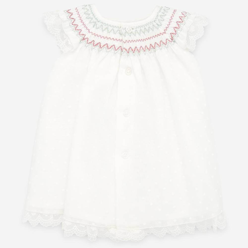 Floral Baby Dress & Bloomer Set - Cascada