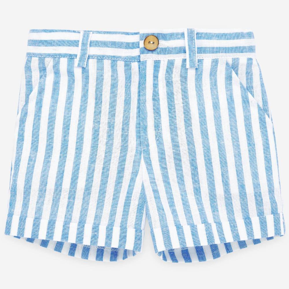 Boys Summer Polo & Striped Shorts Set - Menorca